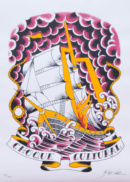 serigrafia sobre papel