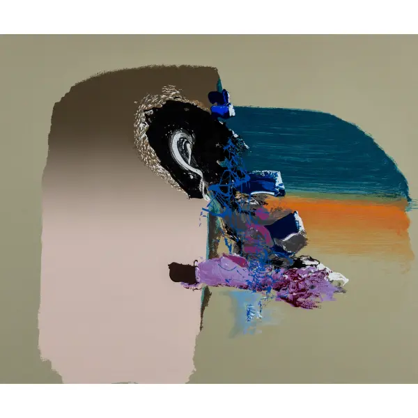 Manabu Mabe - Seijaku - Tranquilidade - Gravura 62 x 72