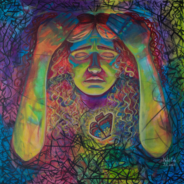 Obra "Eternidade #2" (100X100cm)