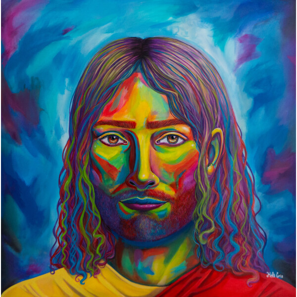Obra "Jesus" (100X100cm)