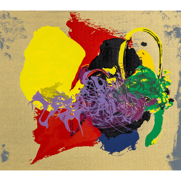 Manabu Mabe - Magnífico (1995) - Gravura 35x35