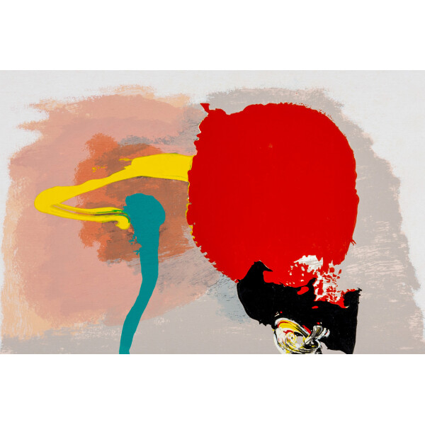 Manabu Mabe - Deslumbrar (1994) - Gravura Assinada 50x35