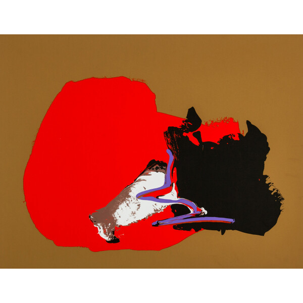 Manabu Mabe - Sem Título - Gravura Assinada 50x35
