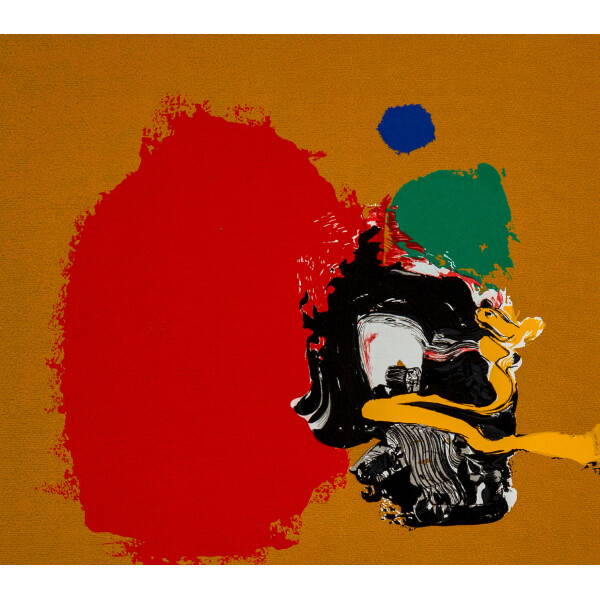 Manabu Mabe - Sem Título - Gravura Ed. Póstuma 32x32