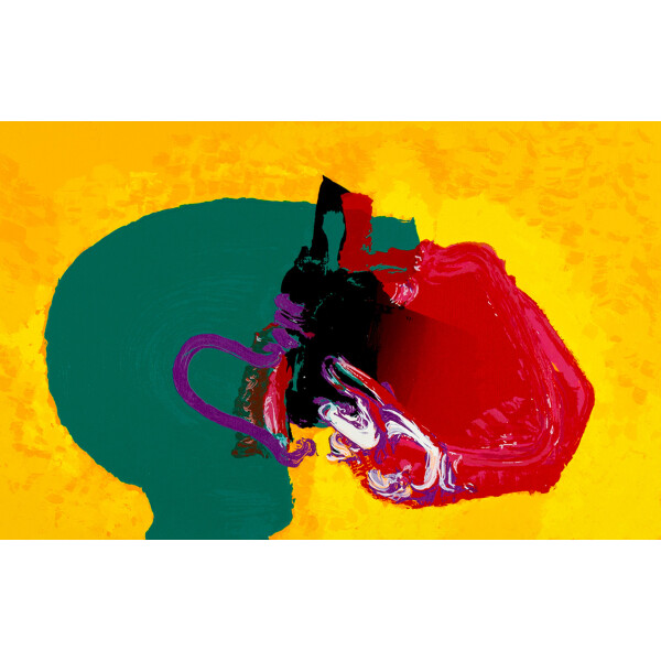 Manabu Mabe - Sem Título - Gravura 50x35