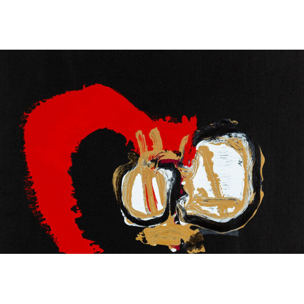 Manabu Mabe - Espírito Noturno (1991) - Gravura Assinada 50x35